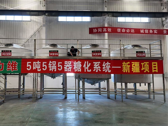 麻山精酿啤酒设备厂—5吨精酿啤酒设备—新疆项目